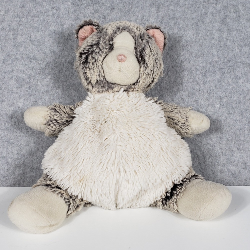Gund Unisex Cat Plush La Collection Bebe Colette 8" Gray White Stuffed Animal